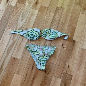 Strapless bikini set